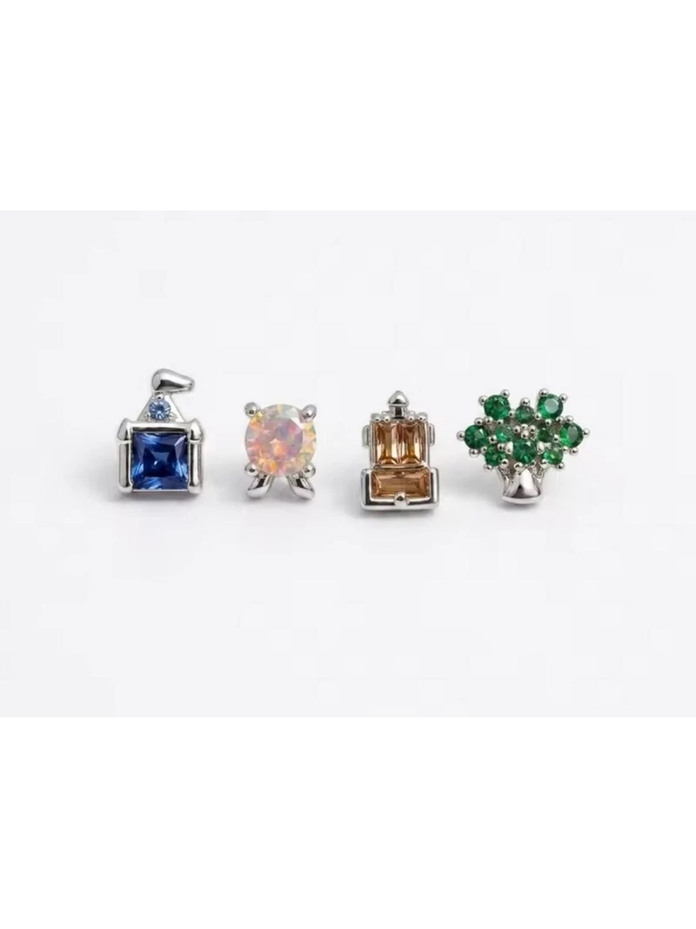 Disney World Parks Attraction Icons 4 Stud Earrings Inspired by Girls Crew